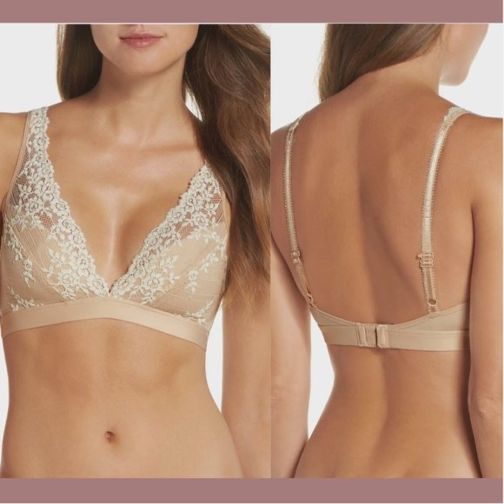 Wacoal Embrace Lace Bralette, Sand Size 34 B1634